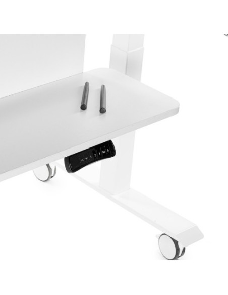 SOPORTE MÓVIL REGULABLE EN ALTURA ST6 CABEZAL ABATIBLE PARA MONITORES INTERACTIVOS 65-75-85 PULG. ROCADA INTERAC-ST6