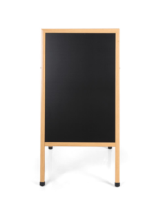 PIZARRA CABALLETE MENU TIZA MARCO REVESTIDO ROBLE 900X1200 BIOFFICE DKT50404622