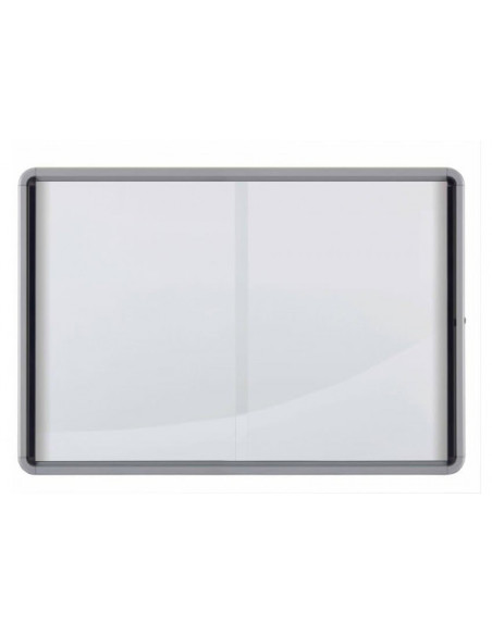 VITRINA NOBO PUERTA CORREDERA INTERIOR FONDO METAL 18 X A4 HOJAS NOBO 1902571