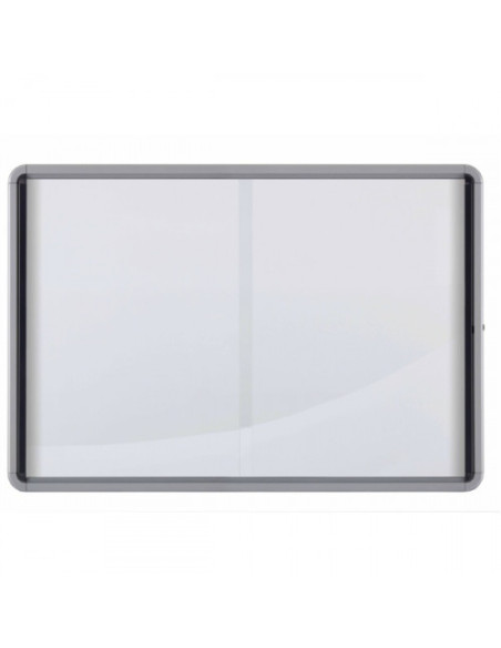 VITRINA NOBO PUERTA CORREDERA INTERIOR FONDO METAL 8 X A4 HOJAS NOBO 1902569