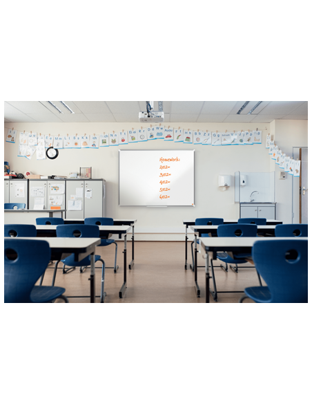 PIZARRA PPLUS MELAMINA 2400X1200MM NOBO 1915454