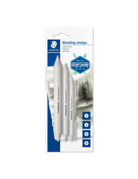 BLÍSTER CON 4 DIFUMINADORES EN TAMAÑOS 1