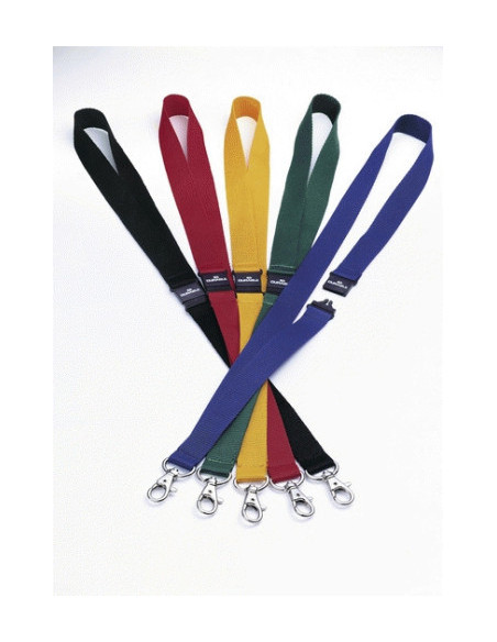 CAJA DE 10 CINTAS PARA IDENTIFICADOR EN TEXTIL ANCHO 20MM COLOR NEGRO DURABLE 8137-01