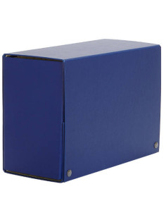 CARPETA DE PROYECTOS LOMO 150 CIERRE BROCHES EN COLOR AZUL PARDO 971503