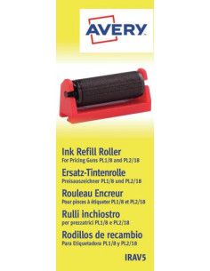PACK 5 RODILLOS DE TINTA PARA ETIQUETADORAS PL 1/8