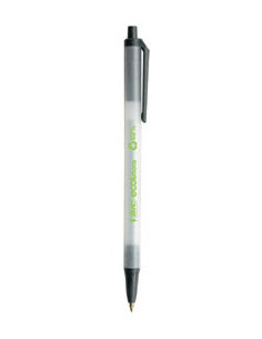 BOLIGRAFO ECO CLICSTIC RECICLADO TRAZO MEDIO EN COLOR NEGRO BIC 8806871