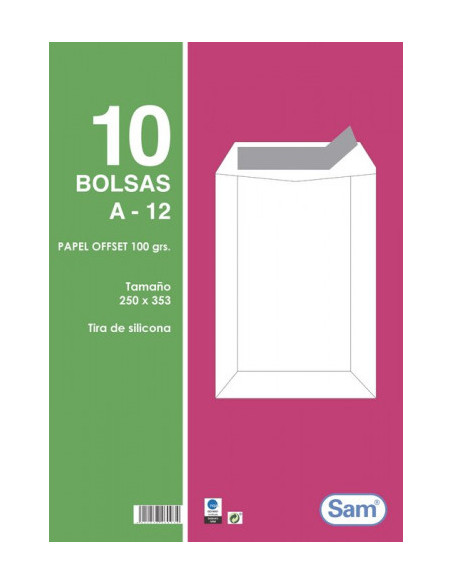 PAQUETES DE 10 BOLSAS BLANCAS