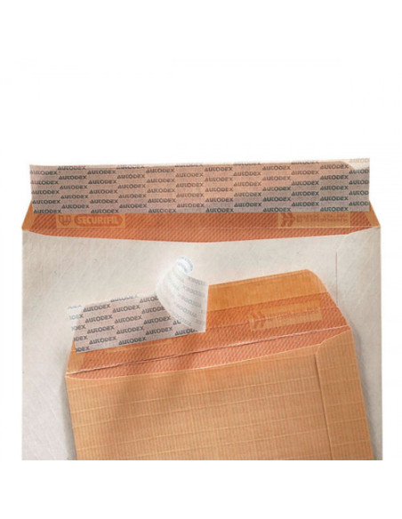 CAJA 100 BOLSAS RADIOGRAFIA (310X410) KRAFT ARMADO 120 GRS. AUTOSAM AUTOADHESIVO TIRA DE SILICONA ENVIO SEGURIDAD SAM 145813