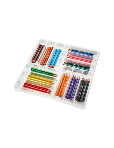 CAJA 144 LAPICES DE COLORES SURTIDOS CLASSPACKS EVOLUTION TRIANGLE BIC 8878311