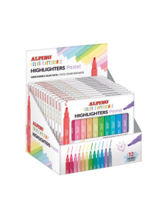 ESTUCHE 6 SUBRAYADORES PASTEL COLOR EXPERIENCE ALPINO SU000012 2