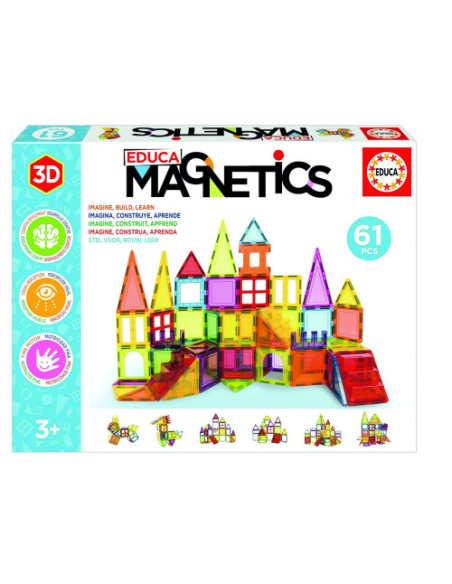 JUEGO MAGNETICS 61 PCS 20024 EDUCA 20024