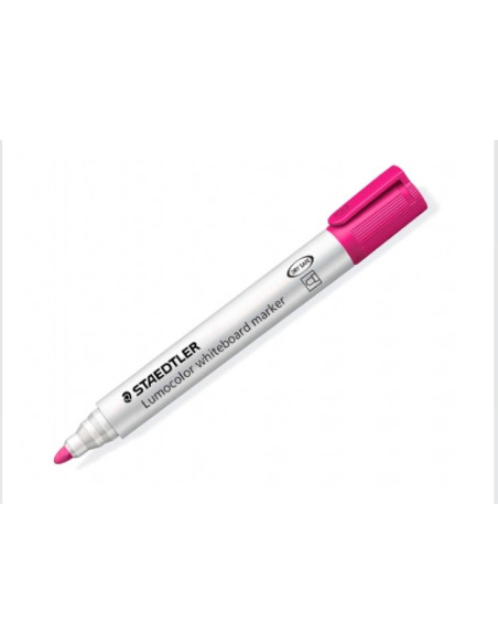 MARCADOR PIZARRA LUMOCOLOR MARKER 351 TRAZO 2MM. ROSA STAEDTLER 351-20
