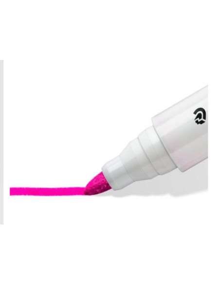 MARCADOR PIZARRA LUMOCOLOR MARKER 351 TRAZO 2MM. ROSA STAEDTLER 351-20