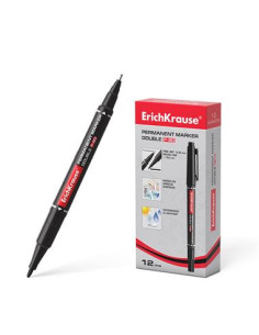 MARCADOR PERMANENTE DOBLE PUNTA DOUBLE P-80