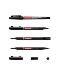 MARCADOR PERMANENTE DOBLE PUNTA DOUBLE P-80 2