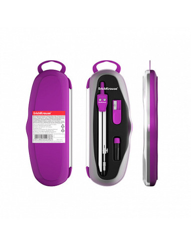 SET COMPAS SCHOOL CON ACCESORIOS ERICH KRAUSE...