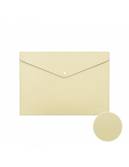 SOBRE BROCHE POLIPROPILENO OPACO A4 MATT PASTEL COLORES SURTIDOS ERICH KRAUSE 50322