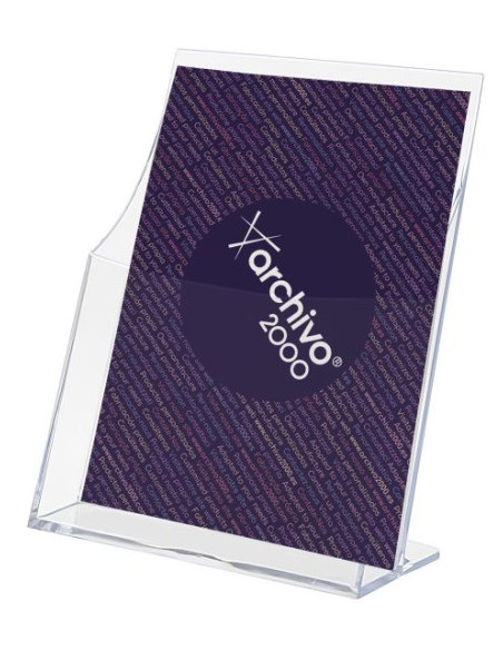 PORTAFOLLETOS SOBREMESA PREMIUM A5 VERTICAL 95x160x210MM ARCHIVO 2000 6142CSTP