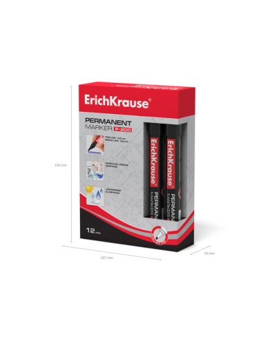 MARCADOR PERMANENTE P-200 AZUL ERICH KRAUSE 4778