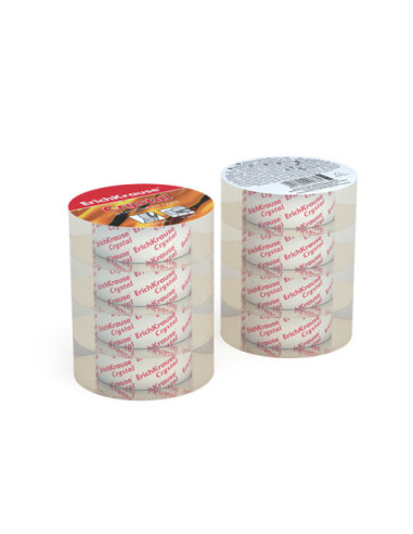 PACK 4 CINTAS ADHESIVAS CRYSTAL, 18MMX33M ERICH...