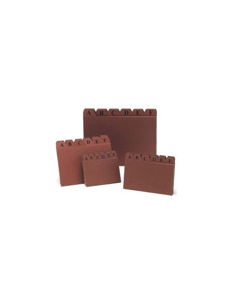 INDICE FICHEROS CARTON CUERO A-Z (150X100 MM) N.º 3 MARIOLA 3103 INDICE FICHEROS CARTON CUERO A-Z (150X100 MM) N.º 3 MARIOLA 3103