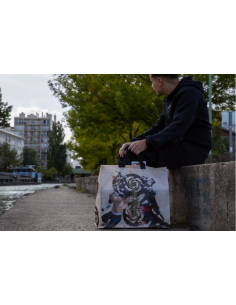 BOLSA DE COMPRA BEIGE JUJUTSU KAISEN KONIX REDSTRING 78441120927 2