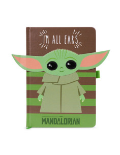 CUADERNO PREMIUM MANDALORIAN IM ALL EARS VERDE PYRAMID INTERNATIONAL REDSTRING SR73280