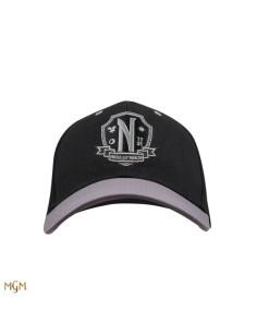 GORRA CON VISERA NEVERMORE ACADEMY NEGRA 54-60 CM (CIRCUNFERENCIA) CINEREPLICAS REDSTRING CR2671