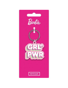 LLAVERO BARBIE (GRL POWER) 6 CM PYRAMID REDSTRING RK39477C