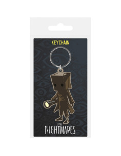 LLAVERO DE GOMA LITTLE NIGHTMARES MONO PYRAMID REDSTRING RK39346C