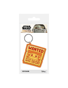 LLAVERO DE GOMA THE MANDALORIAN GROUGU WANTED PYRAMID REDSTRING RK39324C