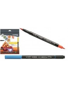 ROTULADORES AQUA BRUSH LYRA 12UD 2