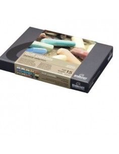 Caja 15 medias barras de pastel Rembrandt