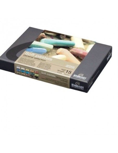 Caja 15 medias barras de pastel Rembrandt