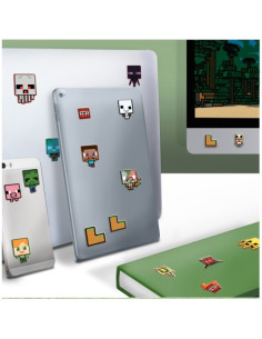 PACK VINILOS PARA GADGETS MINECRAFT 21 X 15 CM PALADONE REDSTRING PP13218MCF