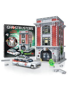 PUZZLE 3D CUARTEL DE LOS CAZAFANTASMAS 500 PIEZAS WREBBIT REDSTRING W3D-1018