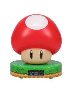 RELOJ DESPERTADOR SUPER MUSHROOM PALADONE REDSTRING PP10064NN