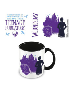 TAZA DESAYUNO COLOR MIÉRCOLES PURGATORIO ADOLESCENTE PYRAMID INTERNATIONAL REDSTRING MGC27840