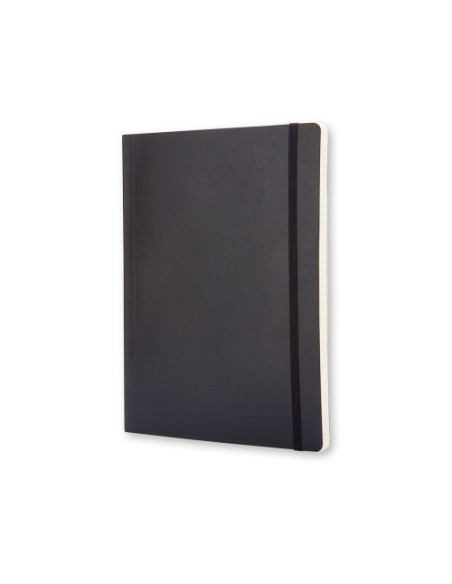 LIBRETA CLASICA TAPA BLANDA NEGRA XL (19X25CM) RAYADA MOLESKINE QP621