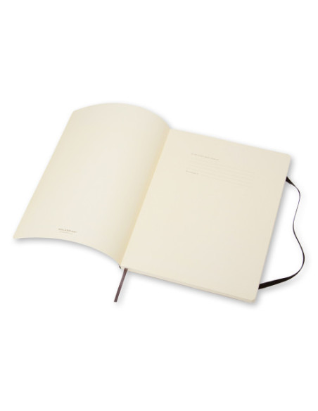 LIBRETA CLASICA TAPA BLANDA NEGRA XL (19X25CM) LISA MOLESKINE QP623