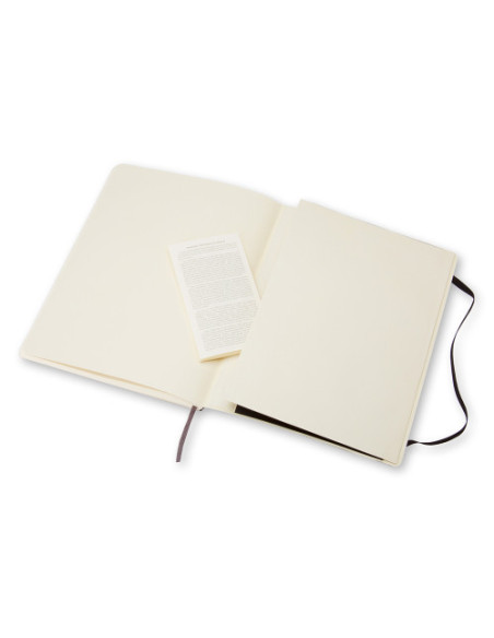 LIBRETA CLASICA TAPA BLANDA NEGRA XL (19X25CM) LISA MOLESKINE QP623