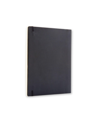 LIBRETA CLASICA TAPA BLANDA NEGRA XL (19X25CM)...