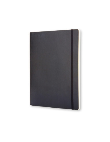 LIBRETA CLASICA TAPA BLANDA NEGRA XL (19X25CM)...