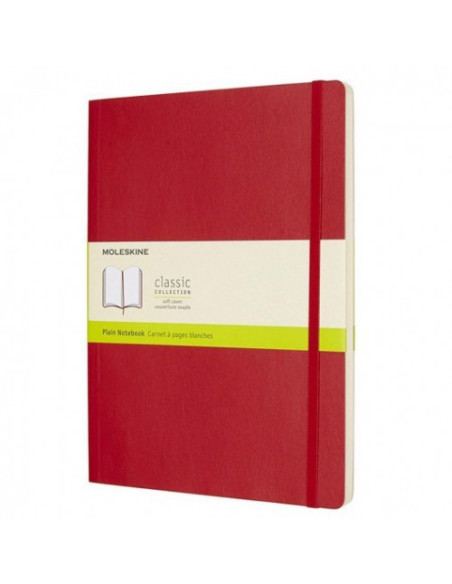 LIBRETA CLASICA TAPA BLANDA ROJO ESCARLATA XL (19X25CM) LISA MOLESKINE QP623F2 LIBRETA CLASICA TAPA BLANDA ROJO ESCARLATA XL (19X25CM) LISA MOLESKINE QP623F2