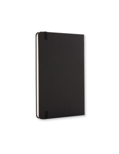 LIBRETA CLASICA TAPA DURA NEGRA L (13X21CM)...