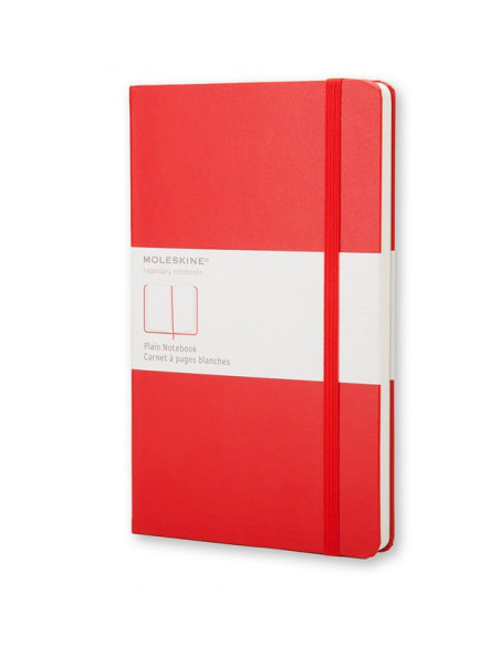 LIBRETA CLASICA TAPA DURA ROJA L (13X21CM) LISA MOLESKINE QP062R