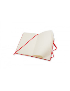 LIBRETA CLASICA TAPA DURA ROJA L (13X21CM) LISA MOLESKINE QP062R 2