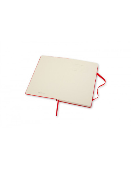 LIBRETA CLASICA TAPA DURA ROJA L (13X21CM) LISA MOLESKINE QP062R