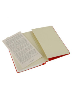 LIBRETA CLASICA TAPA DURA ROJA L (13X21CM) RAYADA MOLESKINE QP060R 2