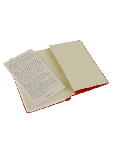 LIBRETA CLASICA TAPA DURA ROJA L (13X21CM)...